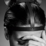 Bijoux Indiscrets Maze Leather Head Piece