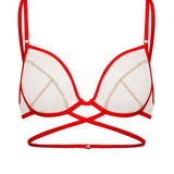 Perilla Apologise Red Mesh Bra | Sexy Lingerie
