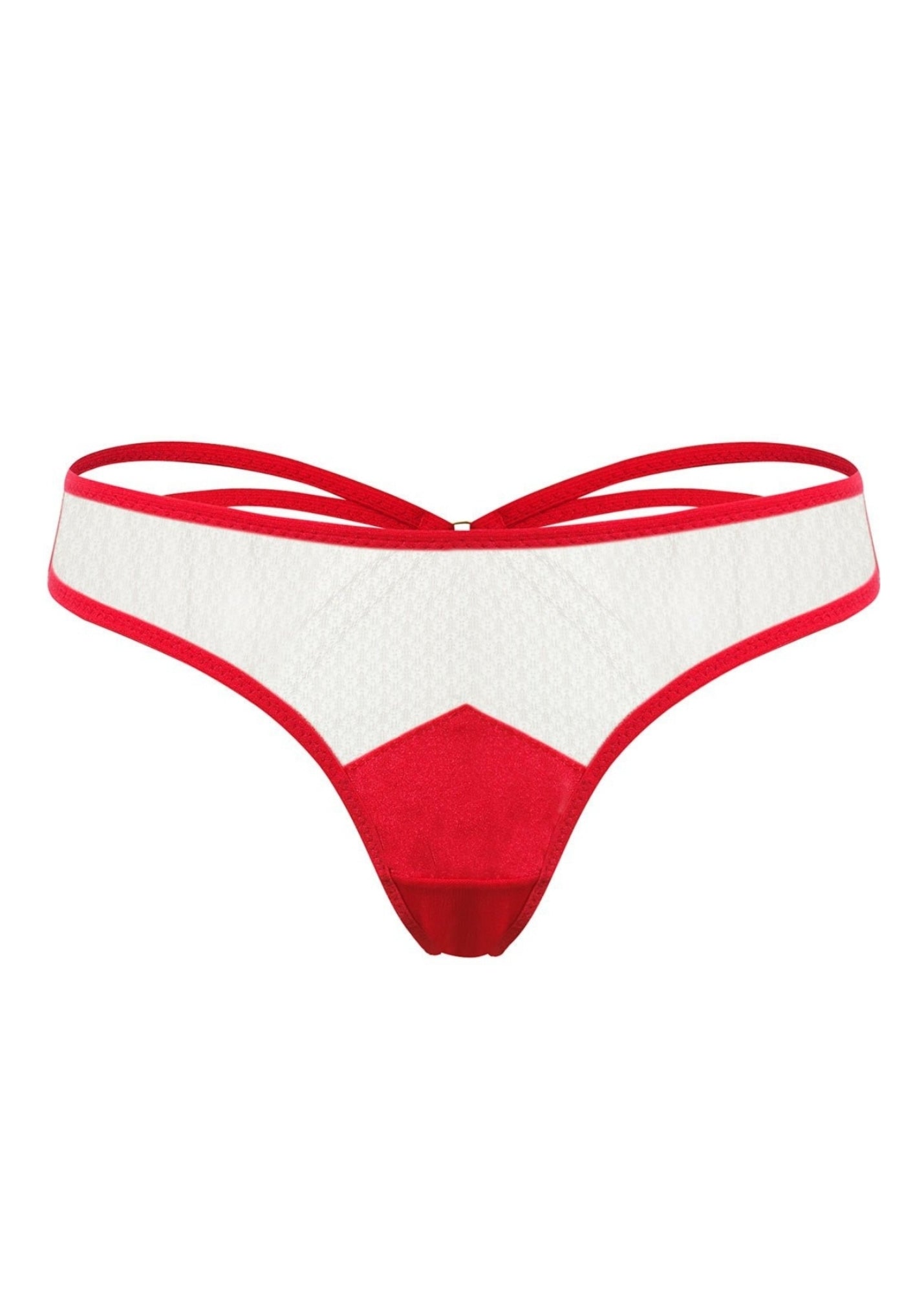 Perilla Apologise Red Open Brief | Sexy Lingerie