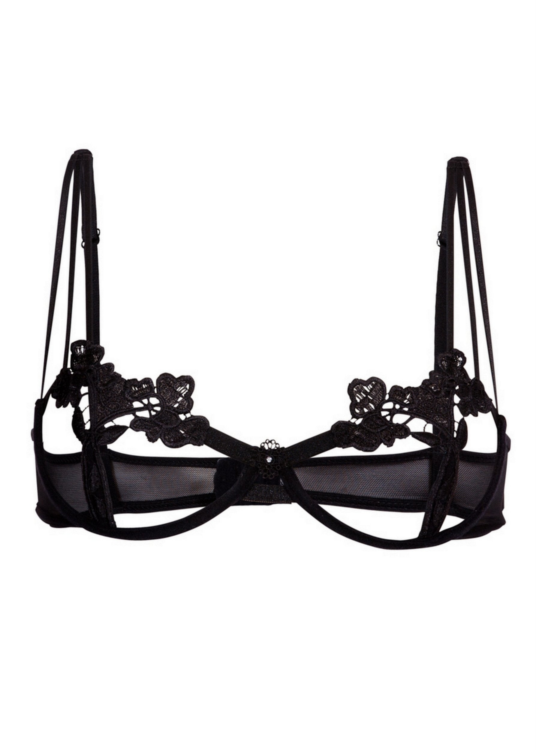 Bluebella Nova Open Cupless Bra | Avec Amour Sexy Lingerie