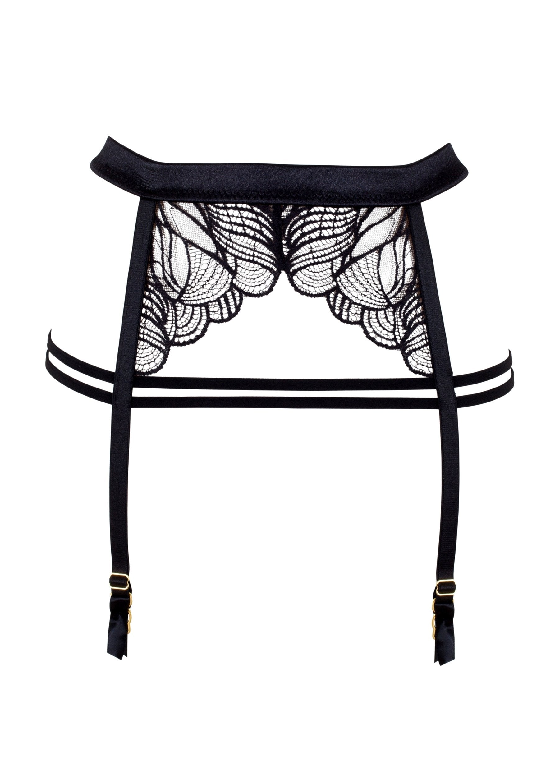 Bluebella Emerson Suspender Belt Black