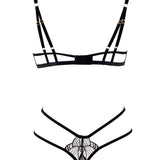 Emerson (Black) Strappy Body-Bodywear-Bluebella-AvecAmourLingerie