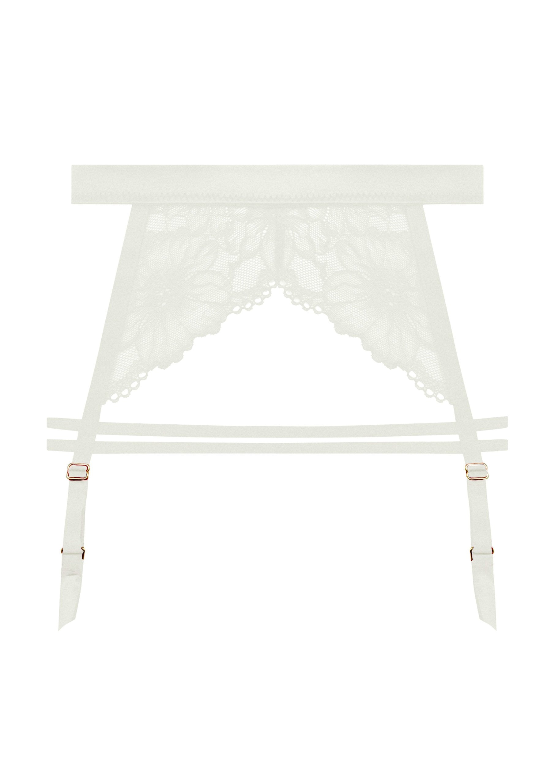 Emerson (Ivory) Suspender Belt-Bottoms-Bluebella-AvecAmourLingerie