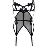 Bluebella Nova (Black) Basque - Avec Amour Lingerie Boutique