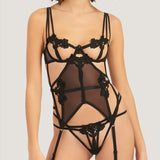 Bluebella Nova (Black) Basque - Avec Amour Lingerie Boutique