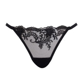Bluebella Marseille Black Embroidery Thong | Sexy Lingerie