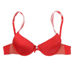 Natalie Begg Underwire Bra Red 100% Silk