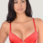Underwire Bra (Red)-Bras-Natalie Begg-AvecAmourLingerie