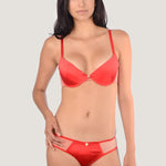Underwire Bra (Red)-Bras-Natalie Begg-AvecAmourLingerie