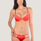 Underwire Bra (Red)-Bras-Natalie Begg-AvecAmourLingerie
