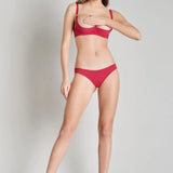 Maison Close Tapage Nocturne Quarter Cup Bra (Rouge) - Open Bra, Cupless Bra | Avec Amour Sexy Lingerie
