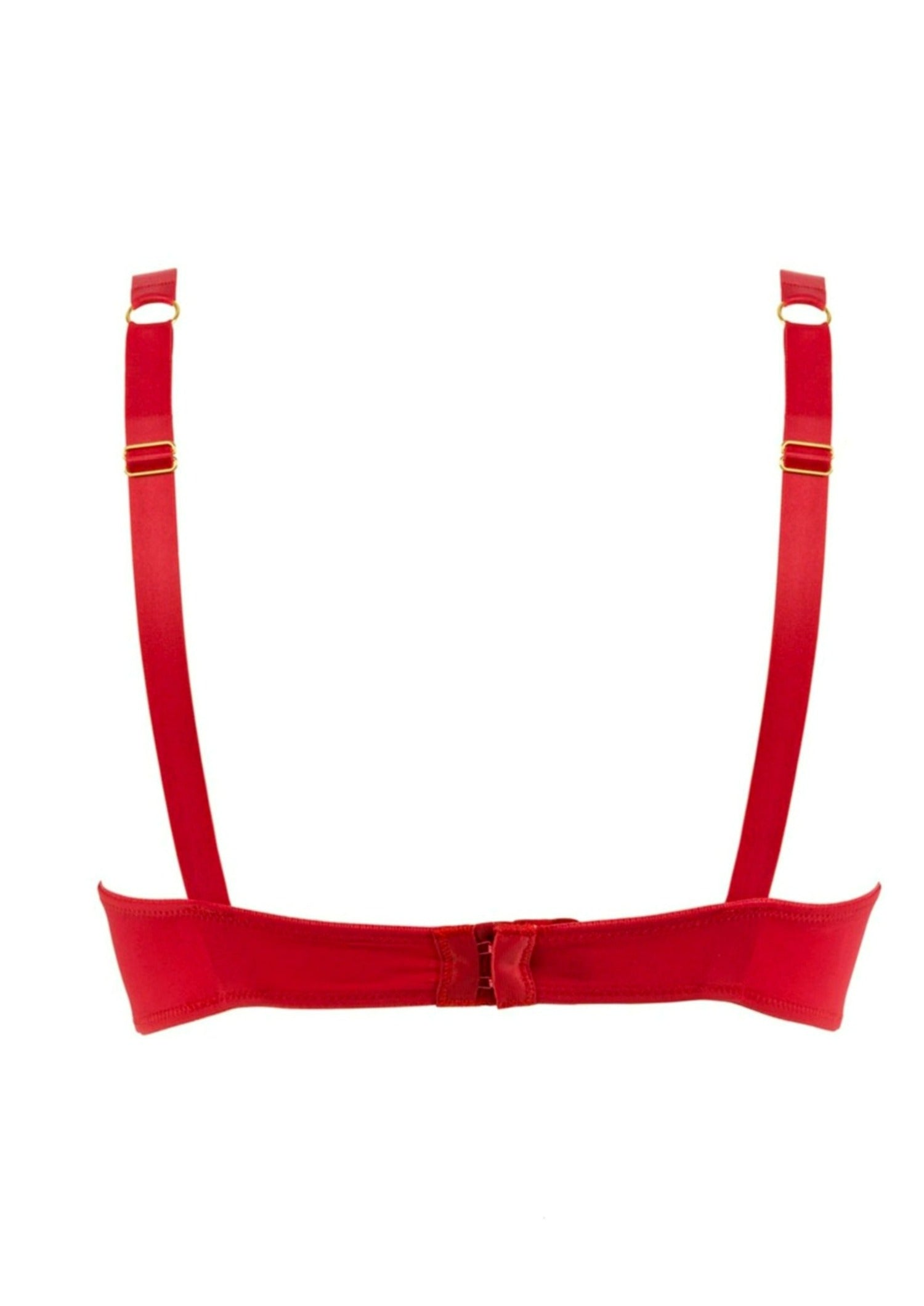 Maison Close Tapage Nocturne Quarter Cup Bra (Rouge) - Open Bra, Cupless Bra | Avec Amour Sexy Lingerie