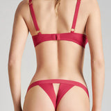 Maison Close Tapage Nocturne Open Thong (Rouge) - Crotchless Underwear | Avec Amour Sexy Lingerie