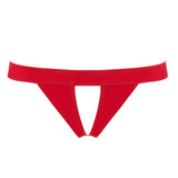 Maison Close Tapage Nocturne Open Thong (Rouge) - Crotchless Underwear | Avec Amour Sexy Lingerie