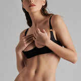 Maison Close Tapage Nocturne Quarter Cup Bra (Black) - Cupless Bra, Open Bra | Avec Amour Sexy Lingerie