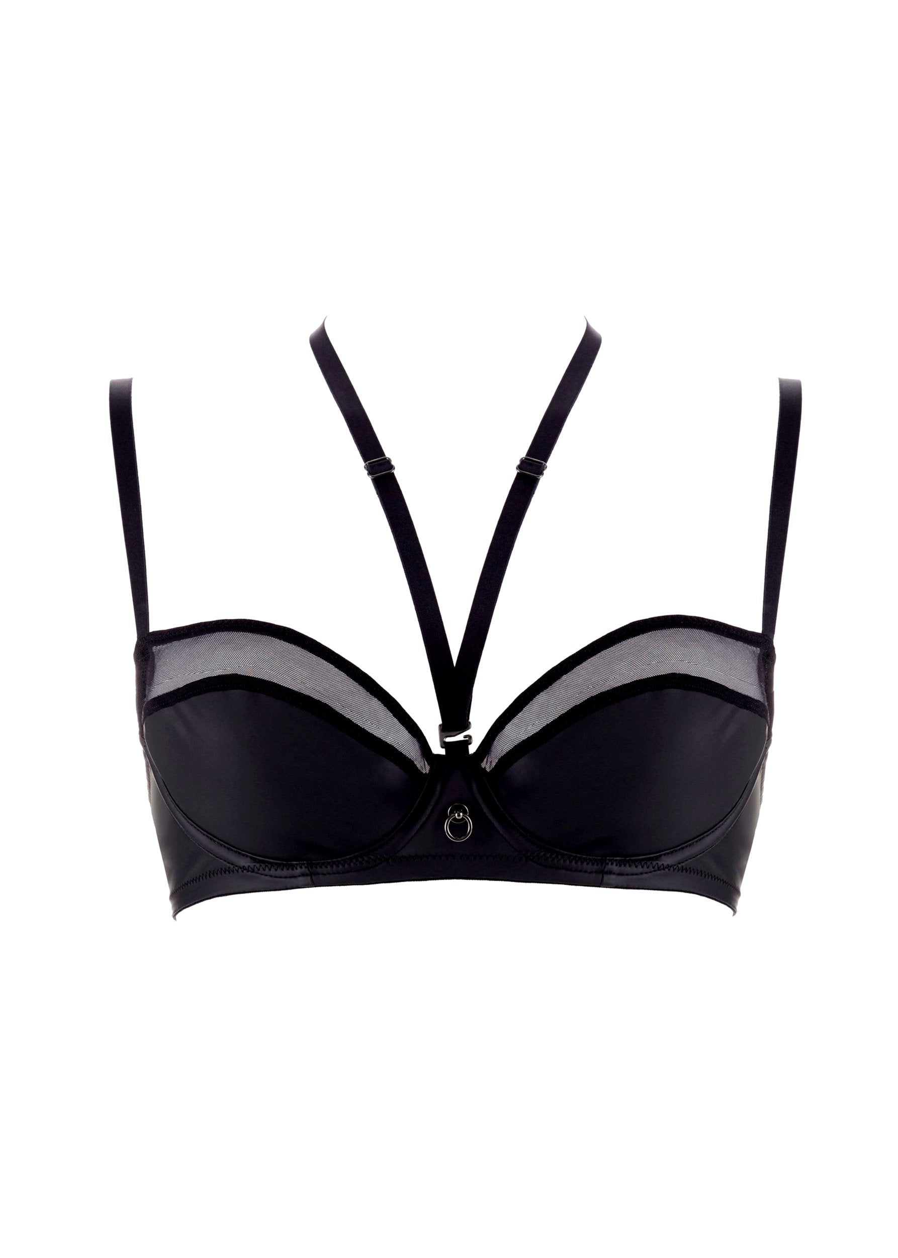 Chambre Noire Balconnet Wire Bra-Bras-Maison Close-AvecAmourLingerie