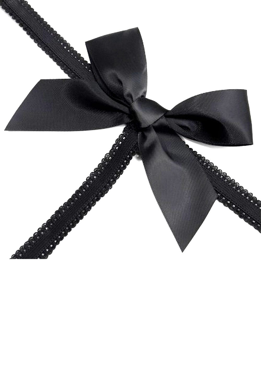 Le Petit Secret (Black) Harness and Thong Set-Bodywear-Maison Close-AvecAmourLingerie