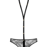 Maison Close Jeux Magnetiques Panty with Harness - Avec Amour Lingerie Boutique