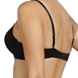 MyFit - Knockout Demi Cup Bra (Black)-Bras-Pleasure State-AvecAmourLingerie