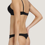 MyFit - Knockout Demi Cup Bra (Black)-Bras-Pleasure State-AvecAmourLingerie