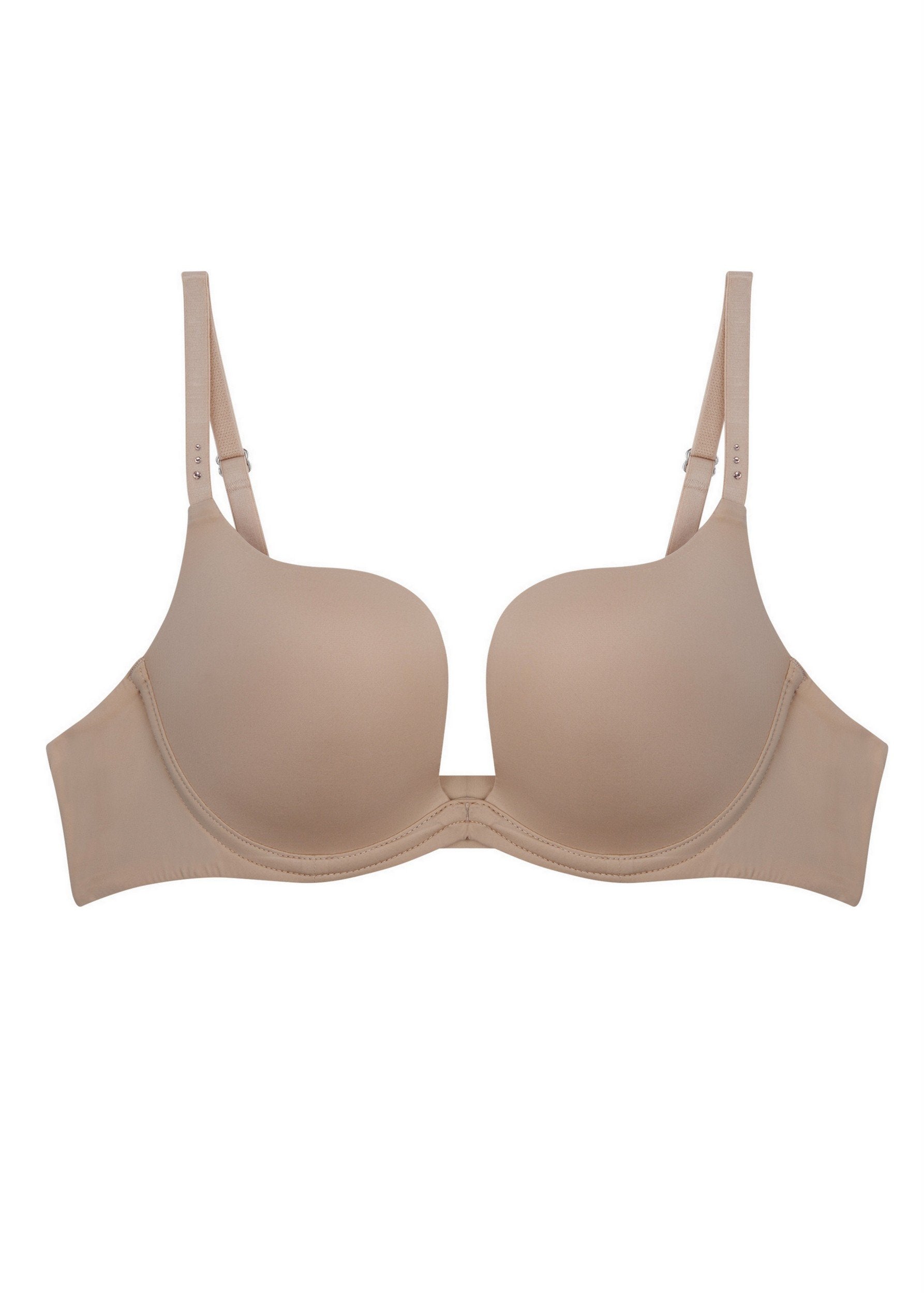 MyFit - Knockout Demi Cup Bra (Nude)-Bras-Pleasure State-AvecAmourLingerie