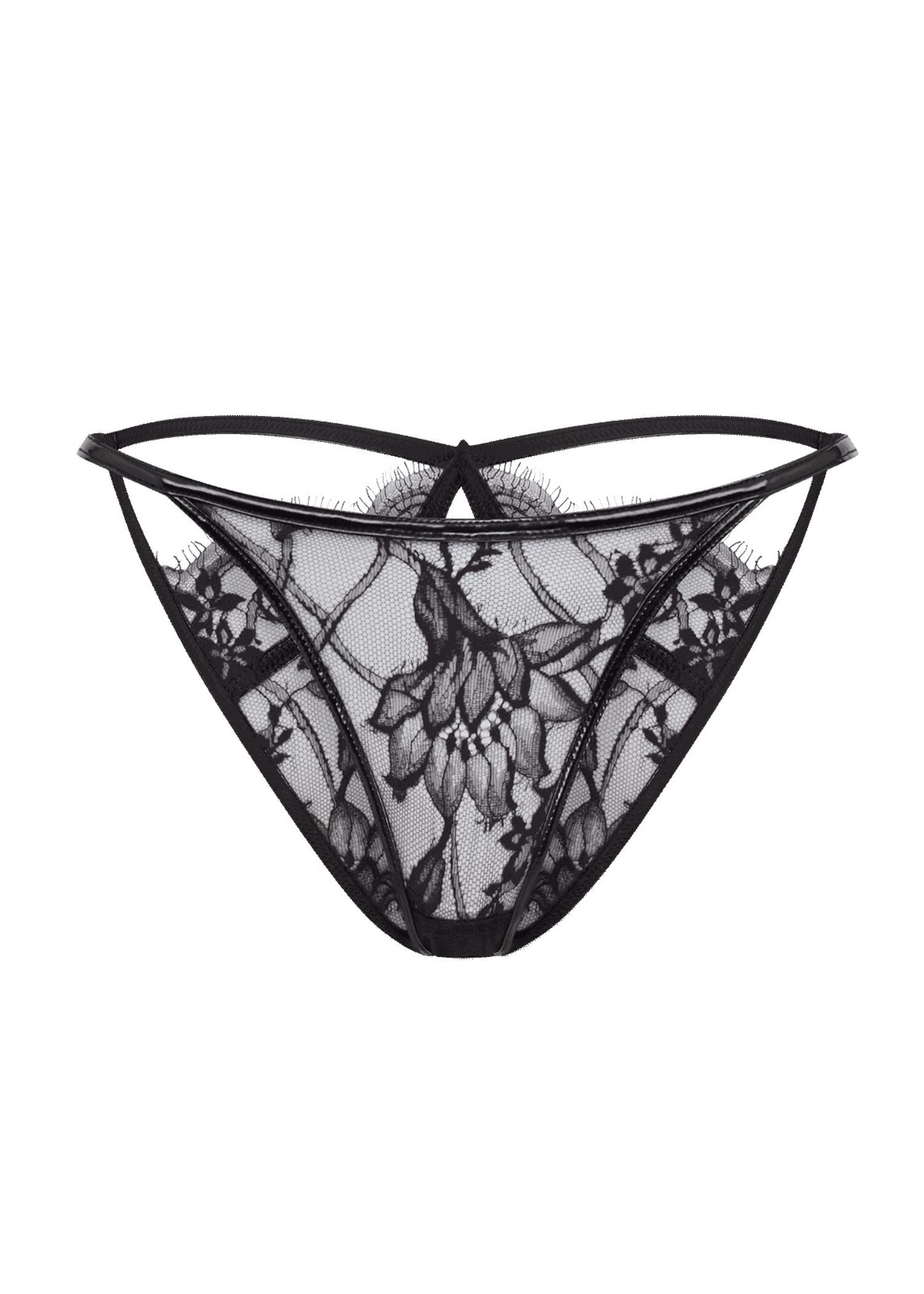 Agent Provocateur Alyss Brief (Black) | Avec Amour Luxury Lingerie
