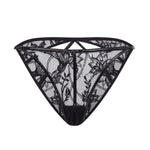Agent Provocateur Alyss Ouvert Knicker (Black) | Avec Amour Luxury Lingerie