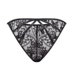 Agent Provocateur Alyss Ouvert Knicker (Black) | Avec Amour Luxury Lingerie