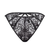 Agent Provocateur Alyss Ouvert Knicker (Black) | Avec Amour Luxury Lingerie