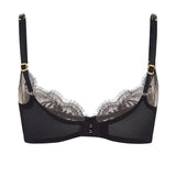 Agent Provocateur Alyss Plunge Bra (Black) | Avec Amour Luxury Lingerie