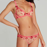 Agent Provocateur Cupid Brief (Pink) | Avec Amour Luxury Lingerie