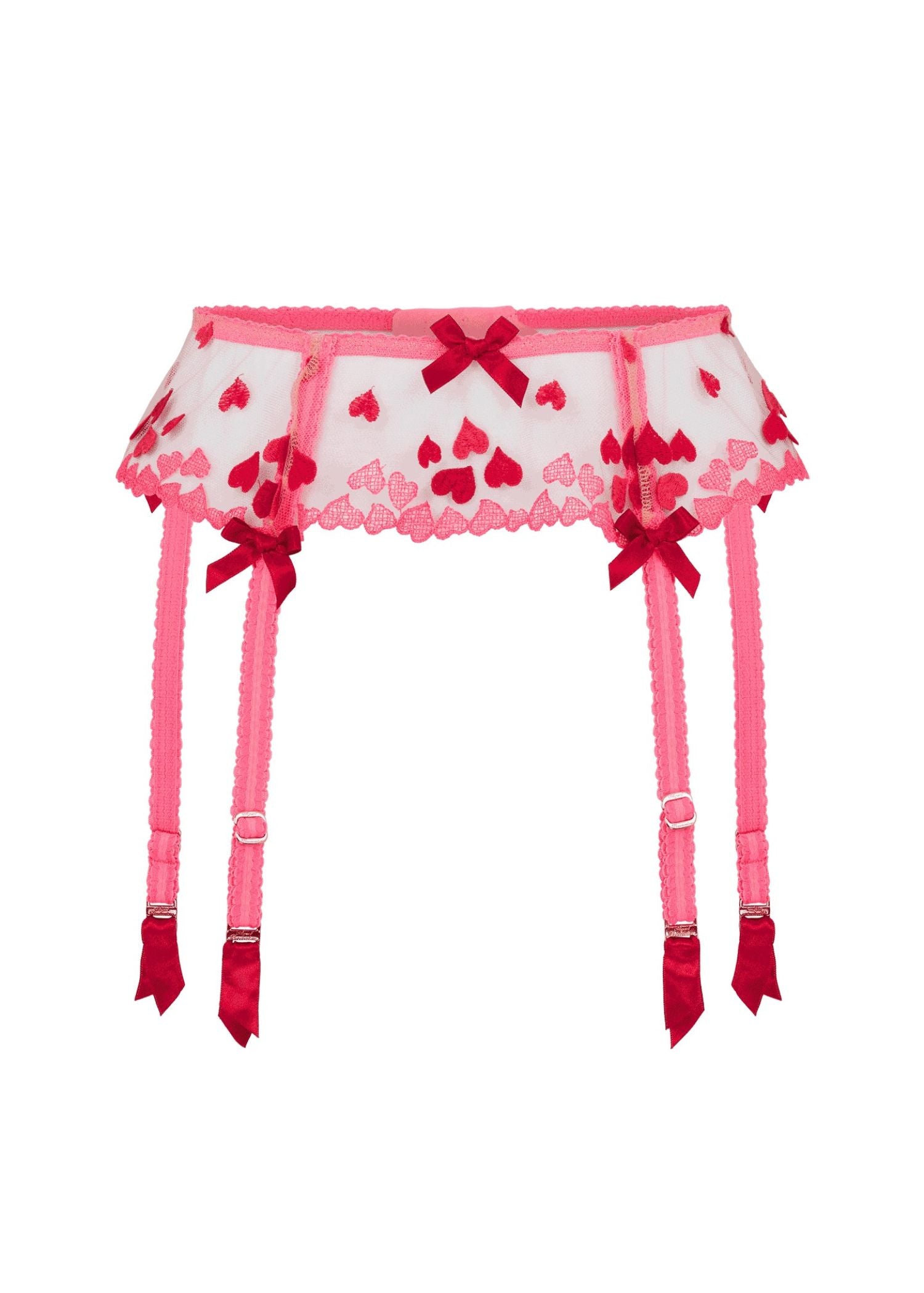 Agent Provocateur Cupid Suspender (Pink) | Avec Amour Luxury Lingerie