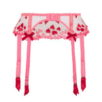 Agent Provocateur Cupid Suspender (Pink) | Avec Amour Luxury Lingerie