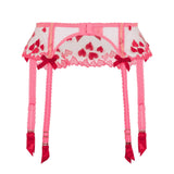 Agent Provocateur Cupid Suspender (Pink) | Avec Amour Luxury Lingerie