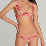 Agent Provocateur Cupid Thong (Pink) | Avec Amour Luxury Lingerie