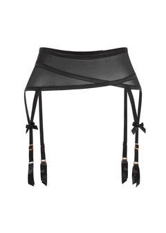 Agent Provocateur Joan Suspender Belt (Black) | Avec Amour Sexy Lingerie