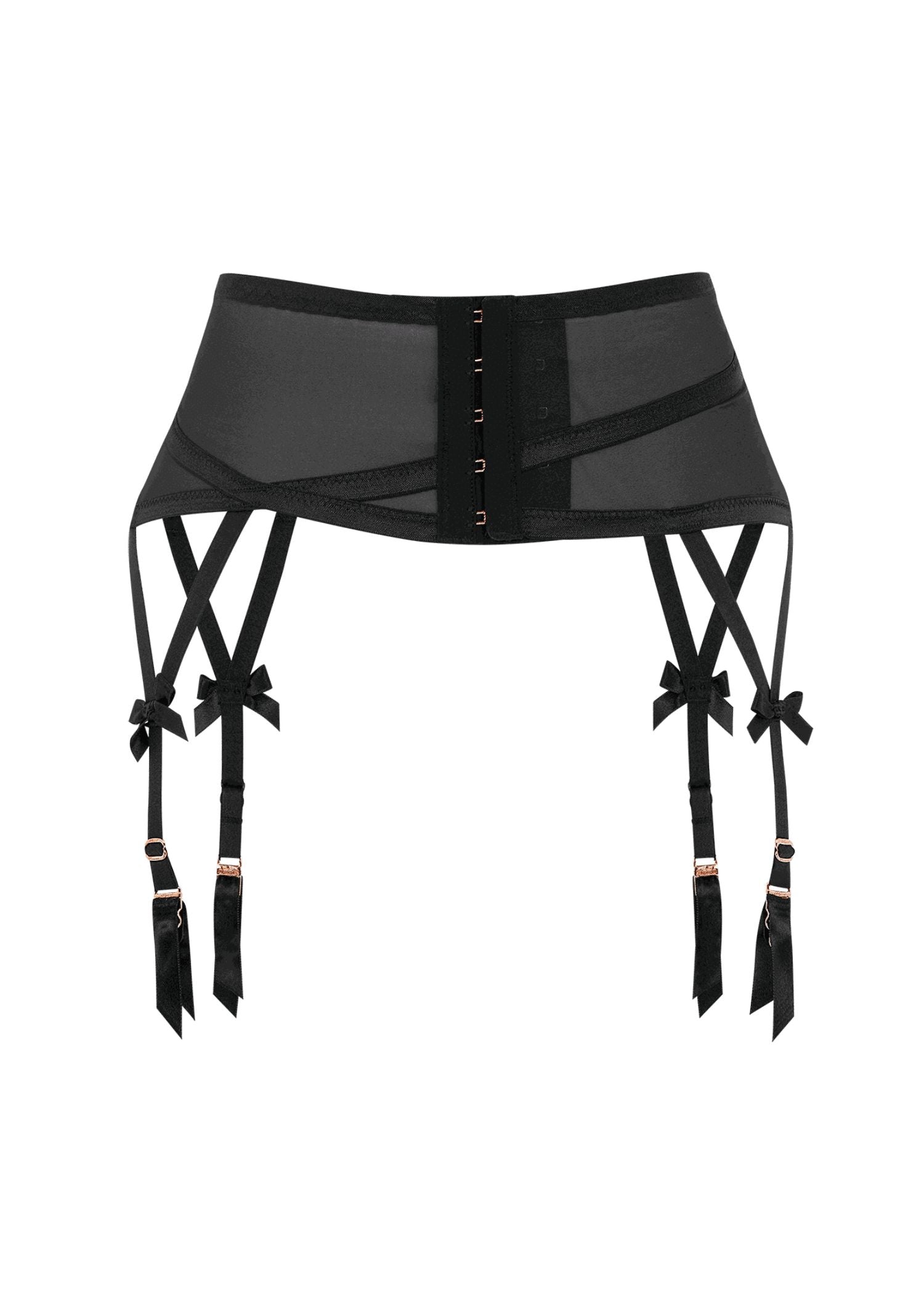 Agent Provocateur Joan Suspender Belt (Black) | Avec Amour Sexy Lingerie