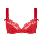 Agent Provocateur Kateryna Underwired Bra (Red) - Valentine's Day Lingerie | Avec Amour Luxury Lingerie