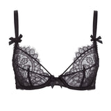 Agent Provocateur Kiya Plunge Bra (Black) | Avec Amour Luxury Lingerie