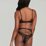 Agent Provocateur Kiya Plunge Bra (Black) | Avec Amour Luxury Lingerie