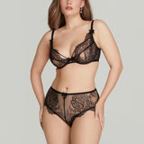 Agent Provocateur Kiya Plunge Bra (Black) | Avec Amour Luxury Lingerie