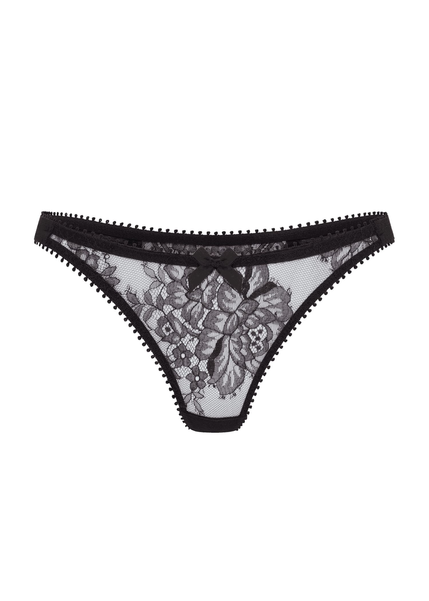 Agent Provocateur Kiya Thong (Black) | Avec Amour Luxury Lingerie