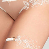 Agent Provocateur Lindie Garter (Sand/Ivory) | Avec Amour Luxury Lingerie