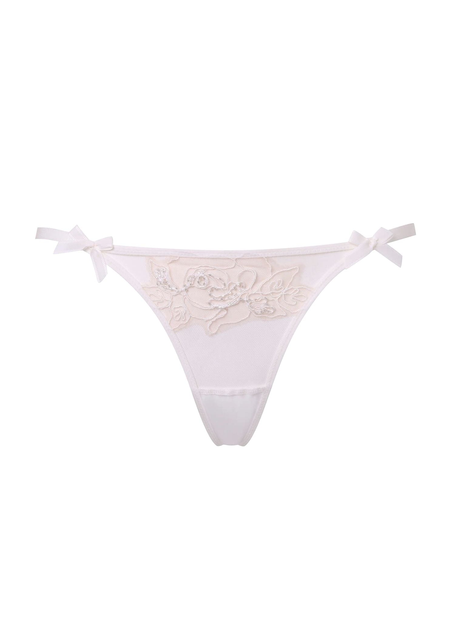 Agent Provocateur Lindie Knicker Trixie (Sand/Ivory) | Avec Amour Luxury Lingerie