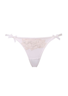Agent Provocateur Lindie Knicker Trixie (Sand/Ivory) | Avec Amour Luxury Lingerie