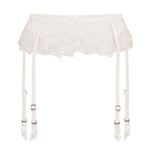 Agent Provocateur Lindie Suspender (Sand/Ivory) | Avec Amour Luxury Lingerie