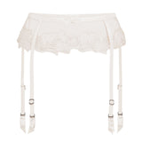 Agent Provocateur Lindie Suspender (Sand/Ivory) | Avec Amour Luxury Lingerie