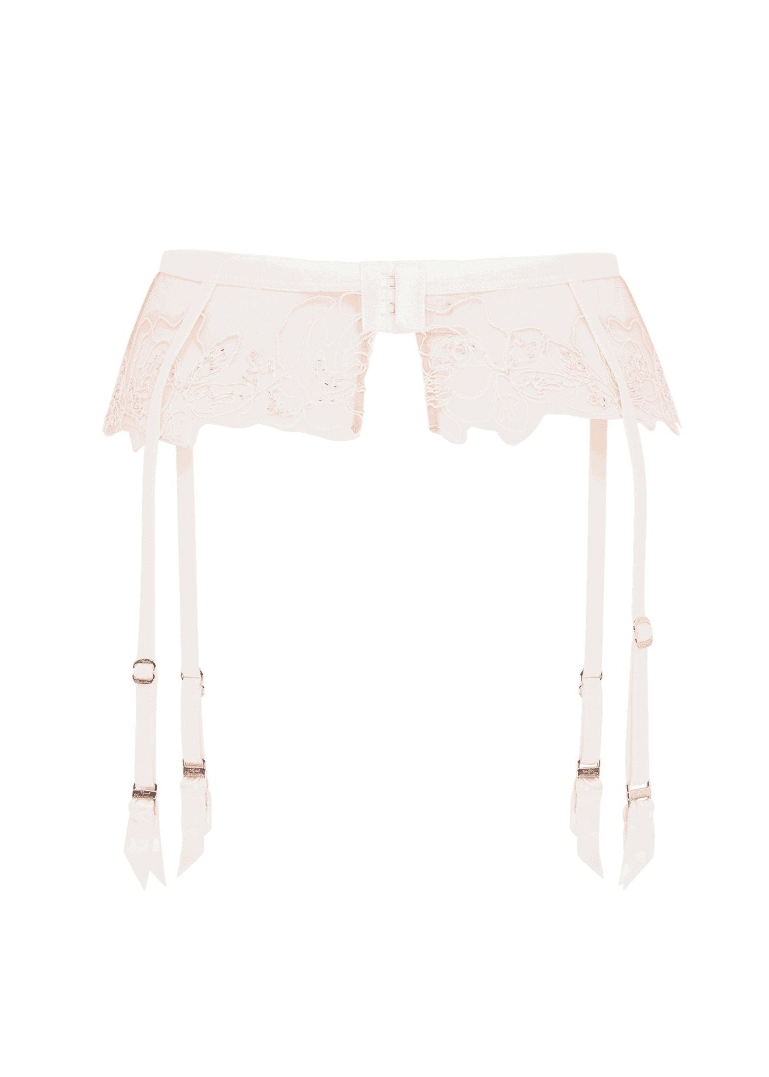 Agent Provocateur Lindie Suspender (Sand/Ivory) | Avec Amour Luxury Lingerie