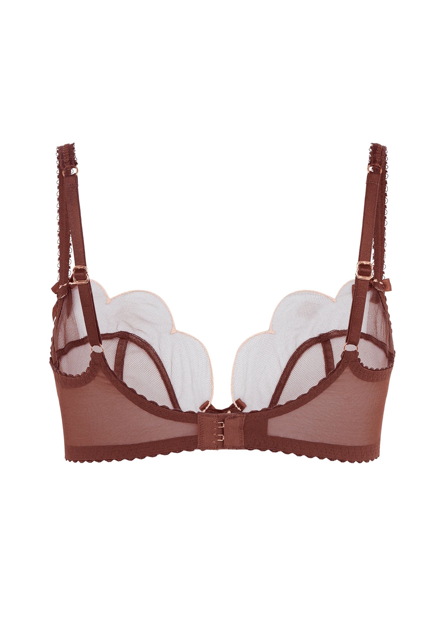 Agent Provocateur Lorna Bra (Chestnut / Pink) | Avec Amour Sexy Lingerie