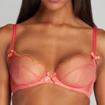 Agent Provocateur Lorna Bra (Coral) | Avec Amour Luxury Lingerie